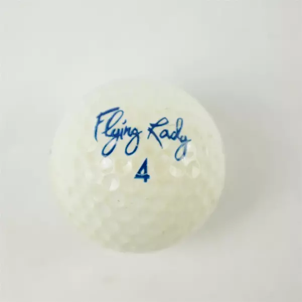 Vintage Spalding 'Flying Lady' Souvenir Golf Ball - Used