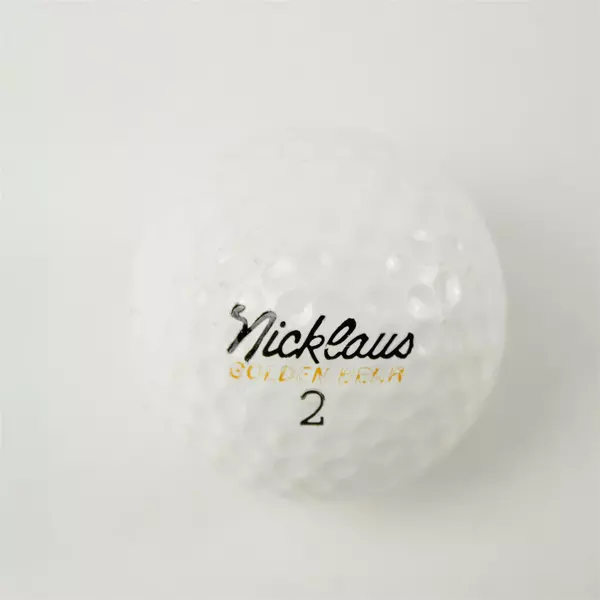 Vintage MacGregor Golden Bear Nicklaus Souvenir Golf Ball Used