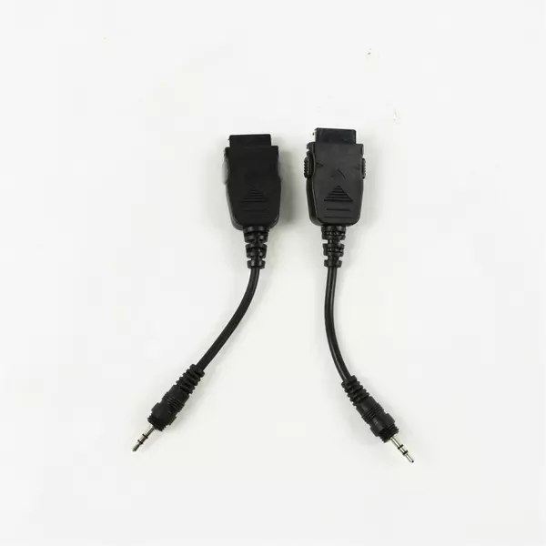 Set of 2 3.5mm to 30-Pin LG Flip Phone Charger Adapter Untested
