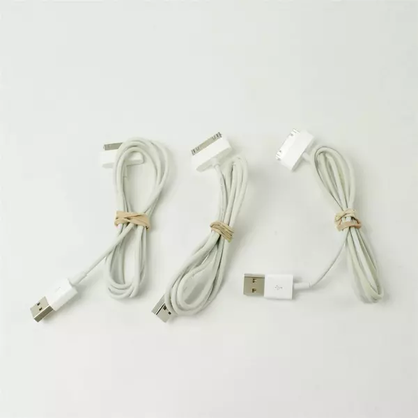 Lot of 3 USB Data Sync Cable Cord Charger for iPhone 4 4G 4S 3GS IPOD Touch 4G