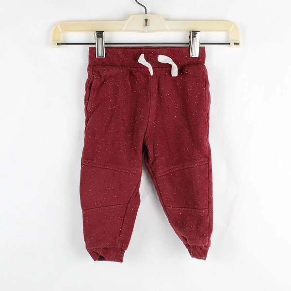 Dip Toddler Drawstring Sweatpants Size 12-18 Months Flecked Red