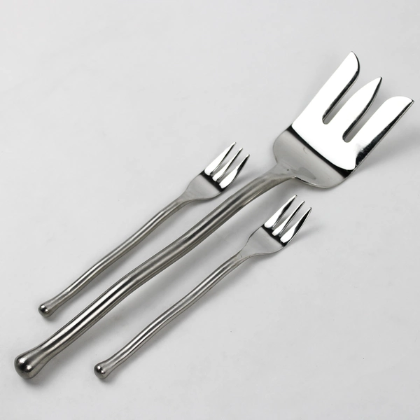 Lot of 3 Gourmet Settings Exotique Platinum Pattern Flatware 18/8 Stainless