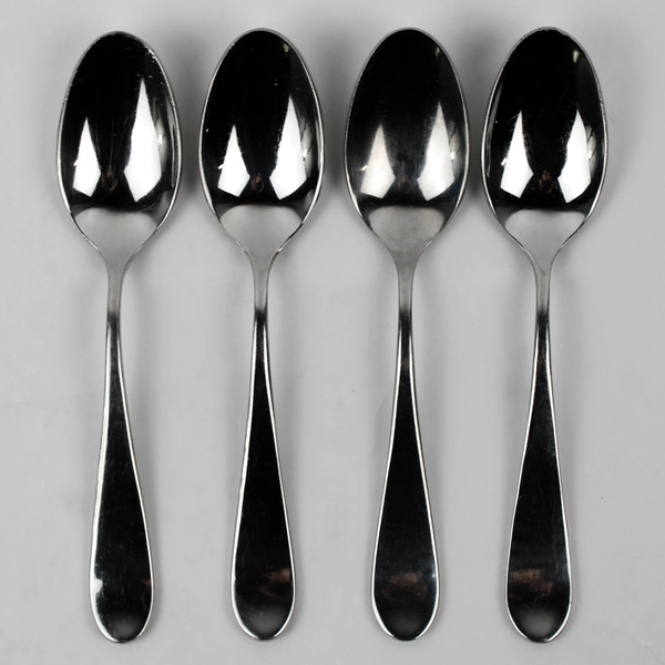 Lot of 4 Gourmet Settings Alto Pattern 18/10 Stainless Teaspoons 7" Good