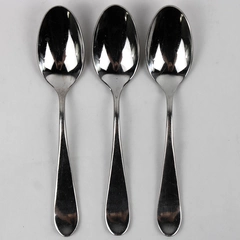 Lot of 3 Gourmet Settings Alto Pattern 18/10 Stainless Teaspoons 7" Good