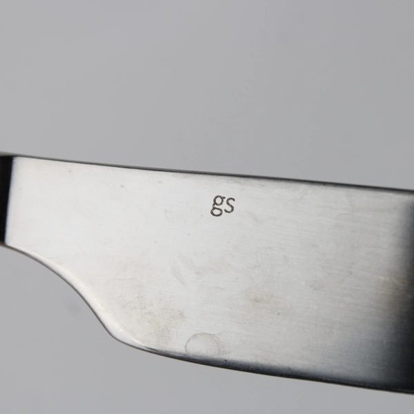 Gourmet Settings Veil Pattern Stainless Steel Dinner Knife Rare HTF Pattern Good