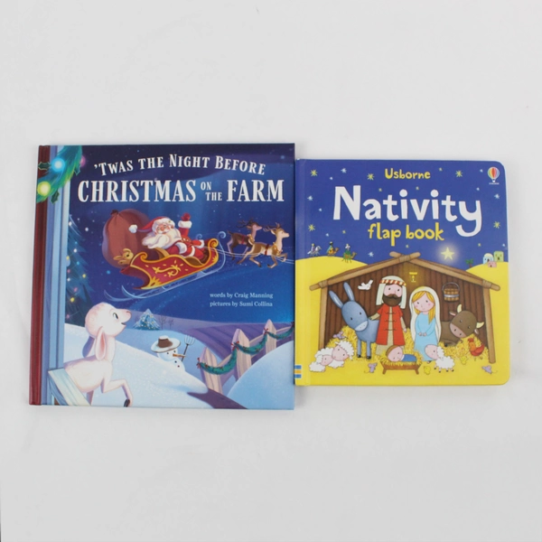 Lot of 4 Children's Hardcover Christmas Stories 1980 - 2020 Good