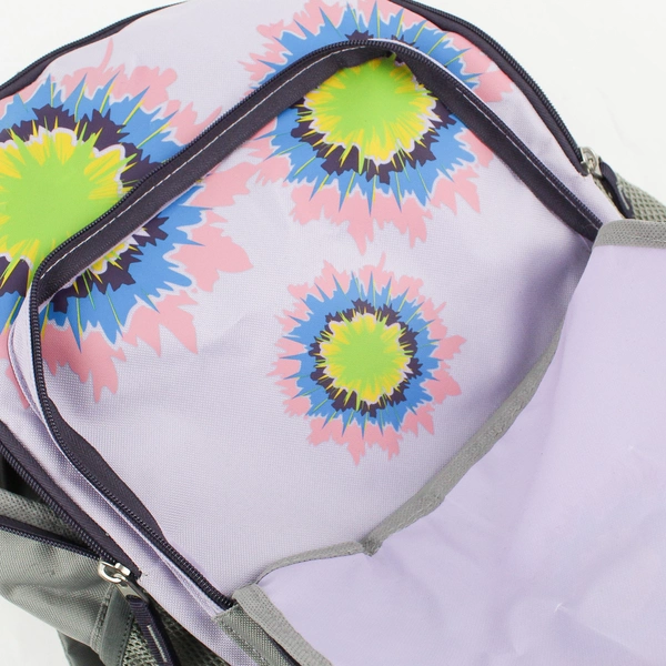 Carry Gear Multicolor Burst Graphic Kids School Backpack