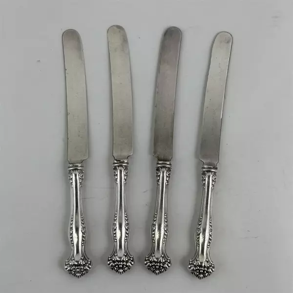 Set 4 AVON 1847 Rogers Bros. Dinner Knives 9.5 inches 1901