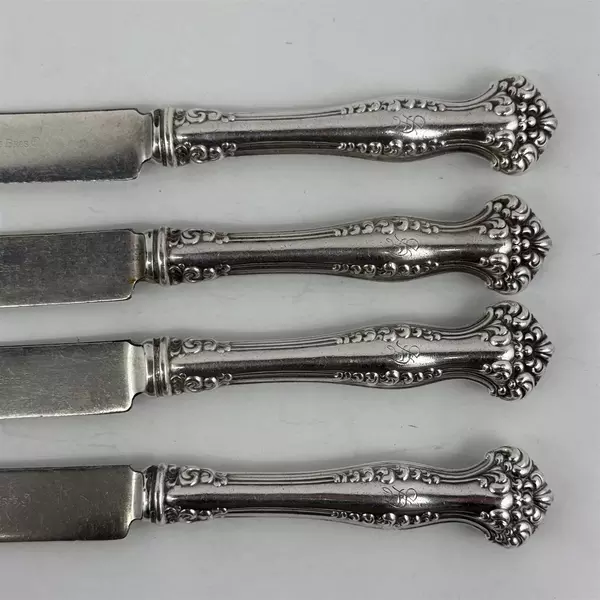 Set 4 AVON 1847 Rogers Bros. Dinner Knives 9.5 inches 1901