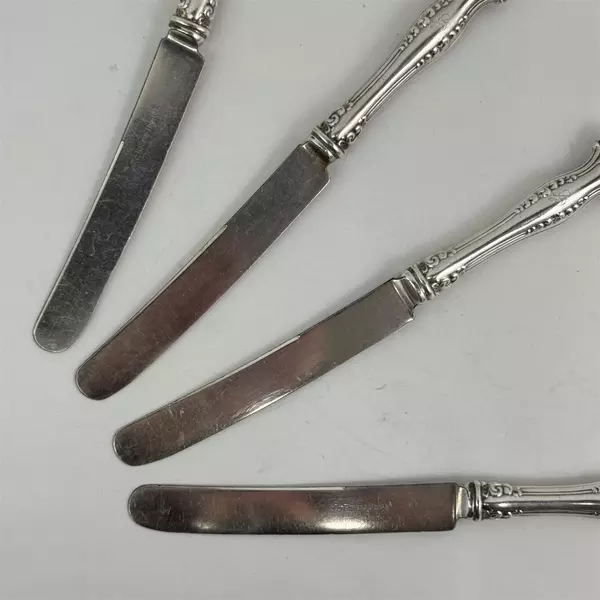 Set 4 AVON 1847 Rogers Bros. Dinner Knives 9.5 inches 1901