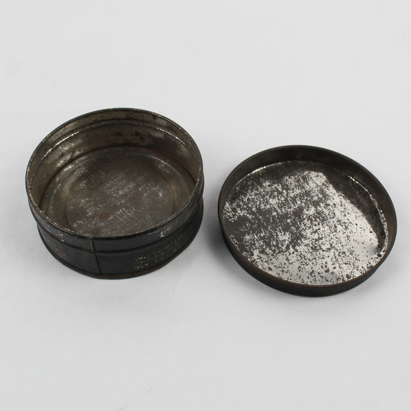 Vintage Tao Tea Balls Round Empty Tin 3-3/4"