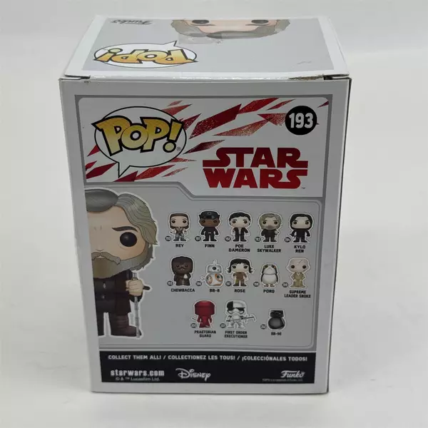 Funko Pop Star Wars Luke Skywalker #193 Vinyl Bobblehead Figurine