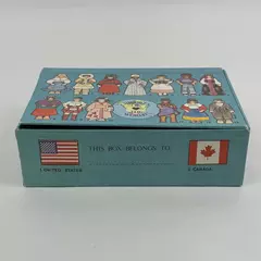 Vintage 1970s General Box Co. Children of the World Pencil Box USA