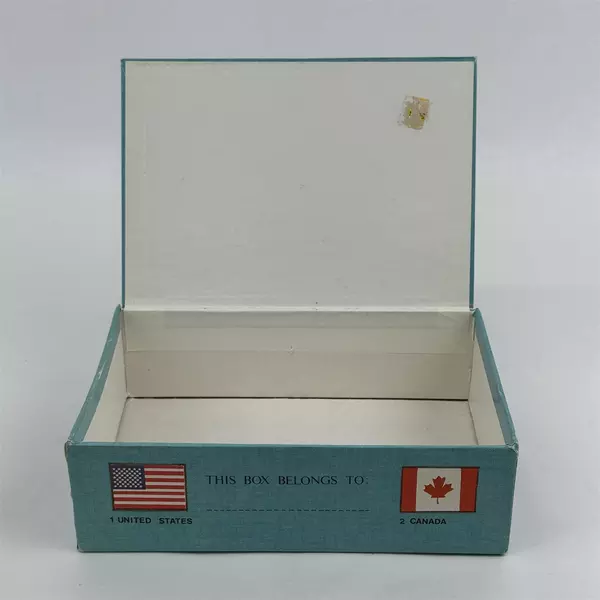 Vintage 1970s General Box Co. Children of the World Pencil Box USA