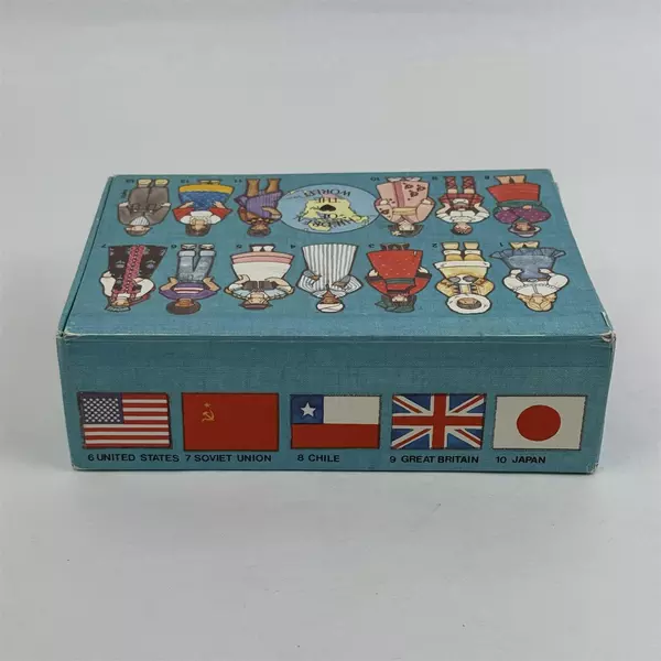 Vintage 1970s General Box Co. Children of the World Pencil Box USA