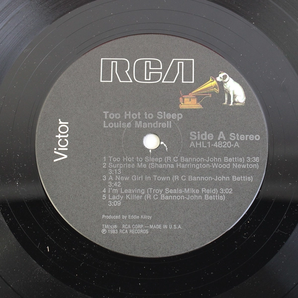 Louise Mandrell Self Titled  LP Vinyl Album 1983 RCA Records AHL1-4820