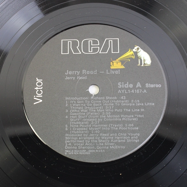 Jerry Reed Live! Hot Stuff LP