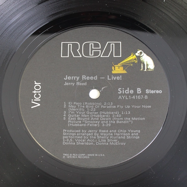 Jerry Reed Live! Hot Stuff LP