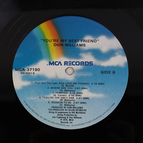 Don Williams You're My Best Friend LP 1975 MCA Records Country