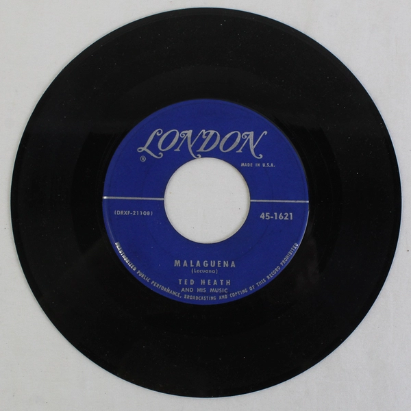 45 Record Ted Heath Malaguena / Barber Shop Jump
