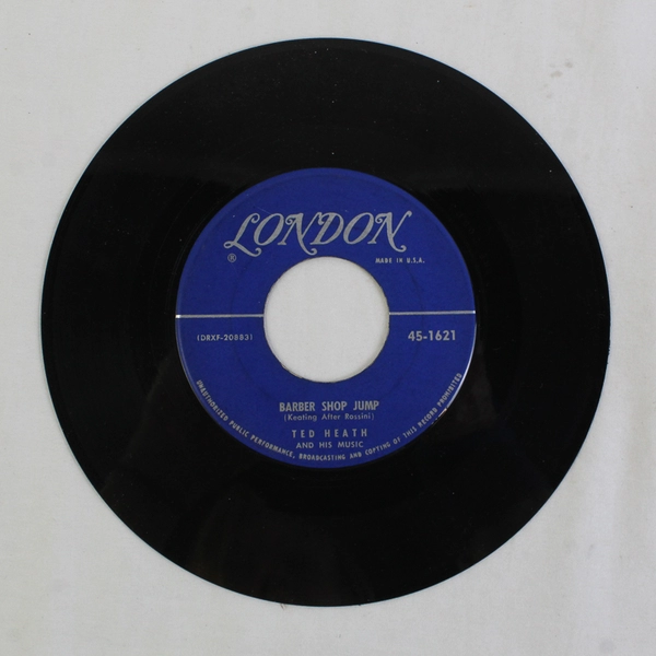 45 Record Ted Heath Malaguena / Barber Shop Jump