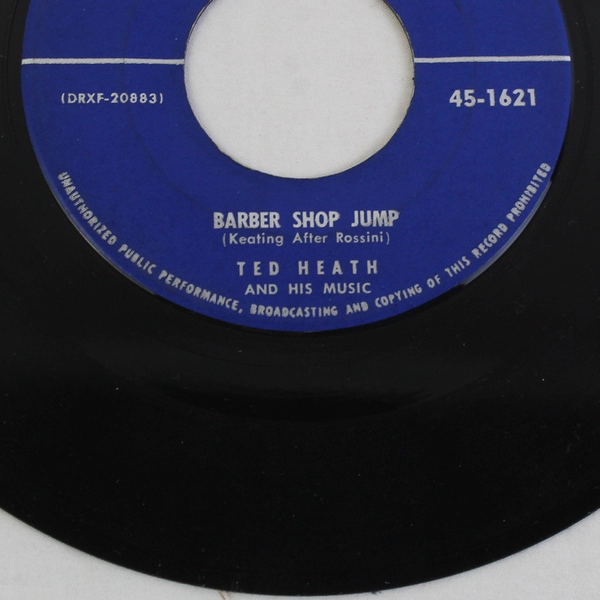 45 Record Ted Heath Malaguena / Barber Shop Jump