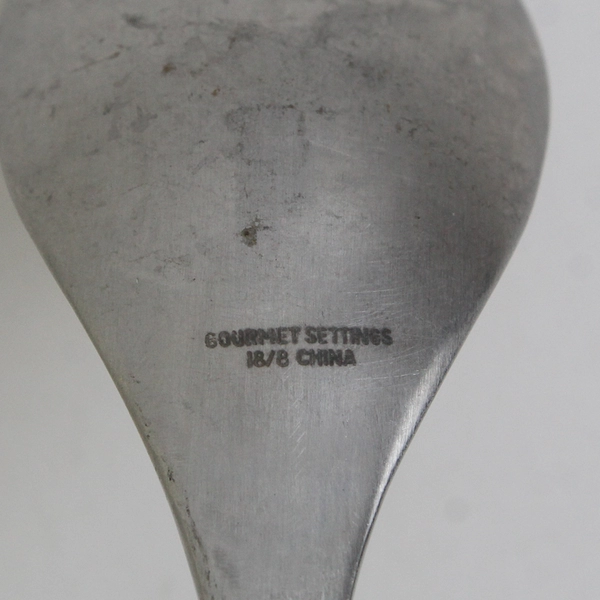 Lot of 2  Gourmet Settings Teaspoons 6.75" Flatware