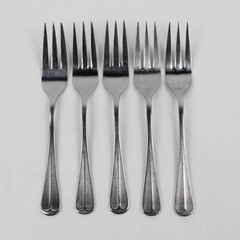 Lot Of 5 Northland (Stainless) Flatware Cocktail Forks 6.5" Long