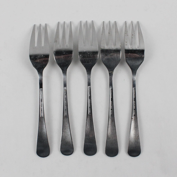 Lot Of 5 Northland (Stainless) Flatware Cocktail Forks 6.5" Long