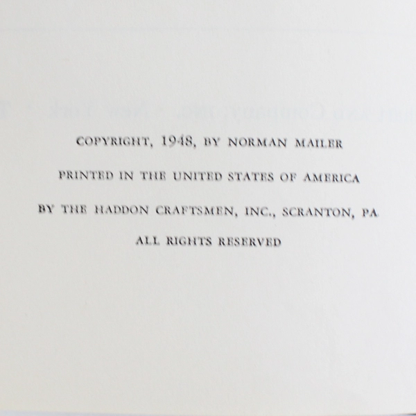 Vintage The Naked and the Dead by Norman Mailer 1948 First Edition HC No DJ