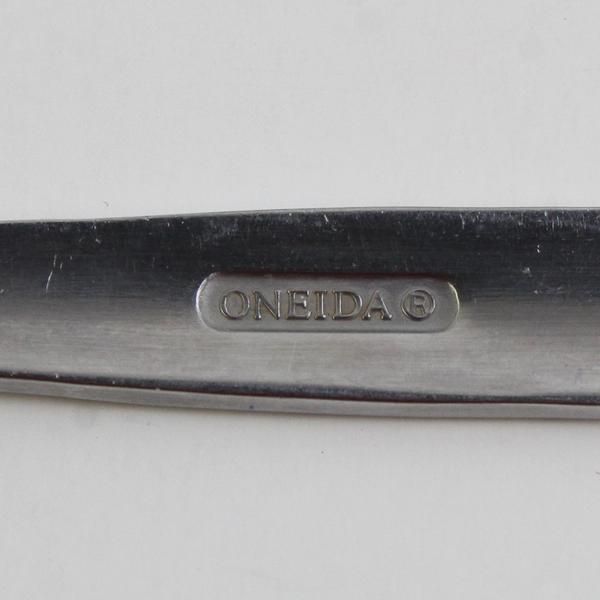 Lot Of 5 Oneida Silver OHS5462  (Stainless) Flatware 3 Soup Spoons & 2 Teaspoons