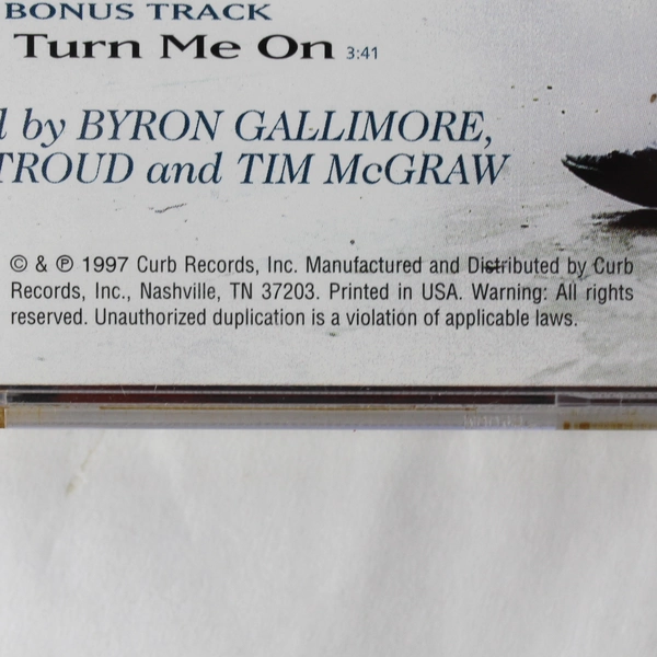 Tim McGraw Everywhere CD Album 1997 Curb Records - Pre-Owned, Scratched