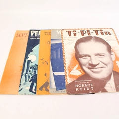 Lot Of 5 Vintage Sheet Music 1938 Ti-Pi-Tin My Reverie The Old Apple Tree