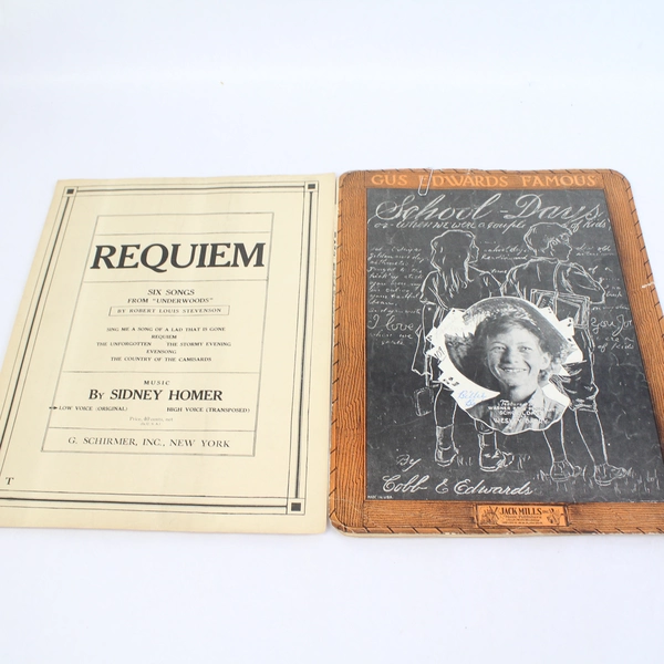 Lot Of 6 Antique Sheet Music 1904 - 1915 Requiem School Days Macushla