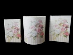 Tina Higgins Floral Address Book & Journal Set - Lot of 3 Desk Accessories