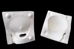 Vintage Jamar Mallory Ceramic Slip Casting Mold F-189 Father Christmas Skirt 2pc