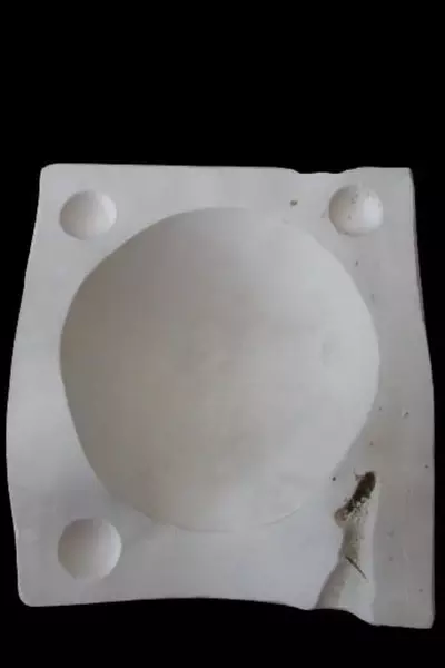 Vintage Jamar Mallory Ceramic Slip Casting Mold F-189 Father Christmas Skirt 2pc