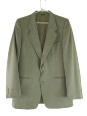 Vintage Raffaello C Casanova SF Men's Suit Jacket Gray Size 44R Wool Dry Clean