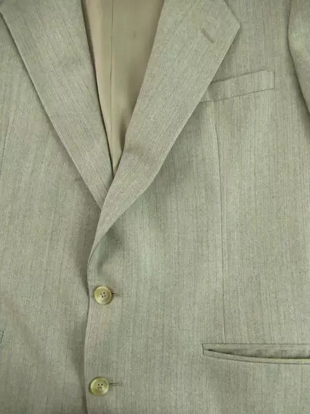 Vintage Raffaello C Casanova SF Men's Suit Jacket Gray Size 44R Wool Dry Clean