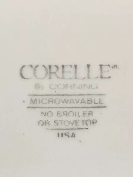 Lot of 3 Corelle Peach Garland Discontinued Floral Bread Dessert Plates 7"