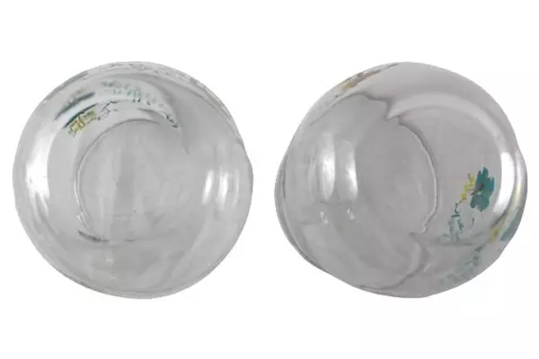 Lot of 2 Handpainted Spring Makes Me Smile Stemless Tumblers