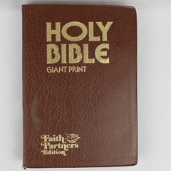 1976 KJV Giant Print Holy Bible Faith Partners Edition Thomas Nelson