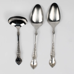 Lot of 3 International Silver La France Serving Pieces 2 Serving Spoons 1 Ladle