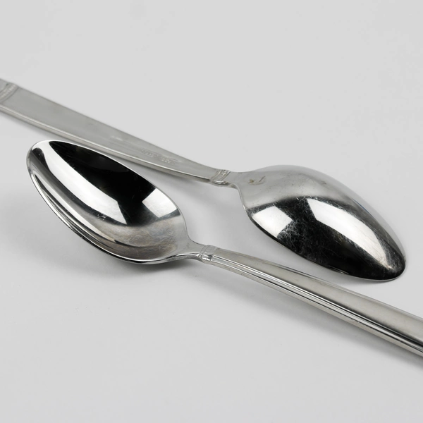 A Lot of 3 Reed & Barton 18/8 Stainless Durham-Matte Oval Soup Spoons 7 Inches