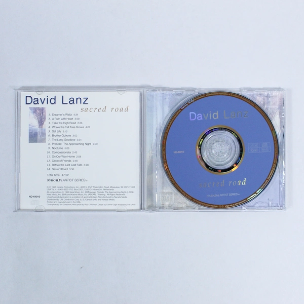 David Lanz Sacred Road CD 1996 Narada Music Piano Ensemble Good Condition