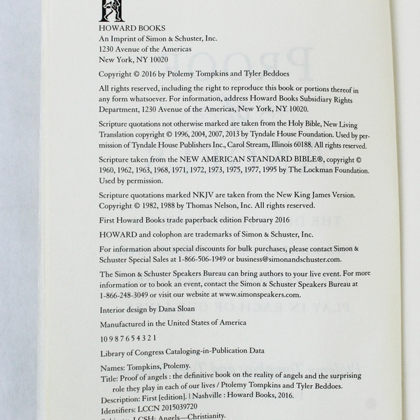 Proof of Angels: The Definitive Book on Angels - Paperback 2016