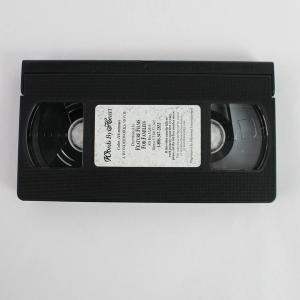 Words By Heart 1984 Film 1993 VHS Feature Films For Families - Good Condition