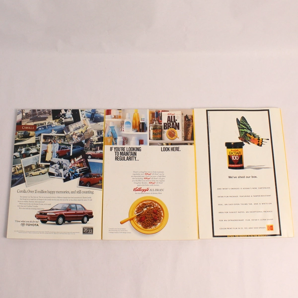 Lot of 3 Vintage 1992 National Geographic Magazine Issues January June August