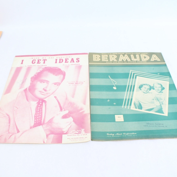 Lot Of 6 Vintage Sheet Music From 1951 Through 1954
