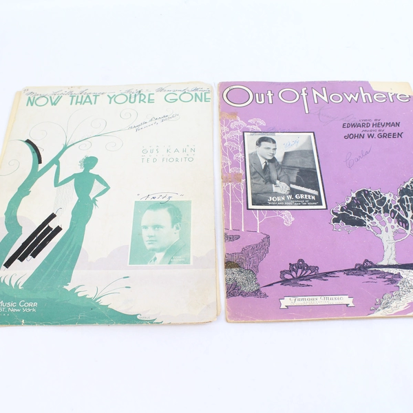 Lot Of 4 Vintage Sheet Music 1931 Good Night Sweetheart Yours Is My Heart Alone